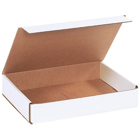 Bsc Preferred 11 x 8 x 2'' White Corrugated Mailers, 50PK BUY00017396